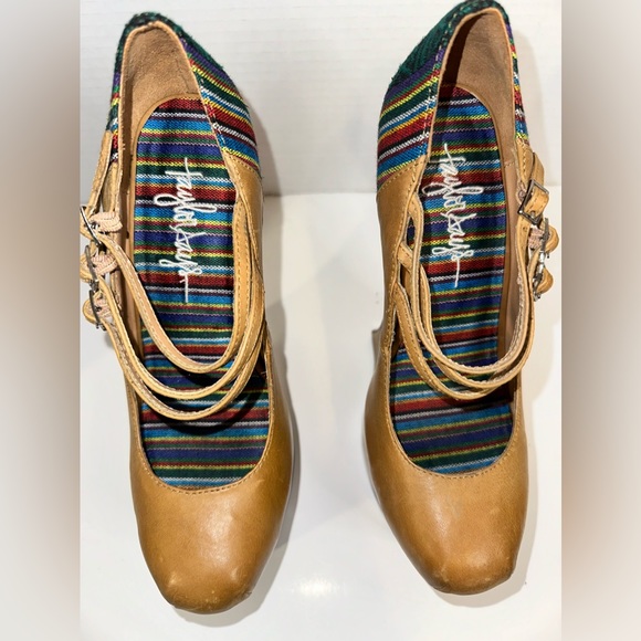 Taylor Says Hispanic Heritage Inspired Heelless Platform Light Brown Chili 7M - Picture 3 of 16